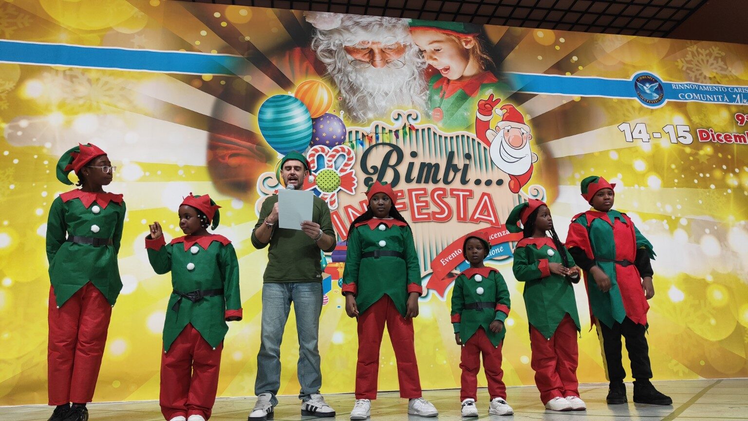 Un momento vissuto dai bambini della Casa di Accoglienza durante l’anno